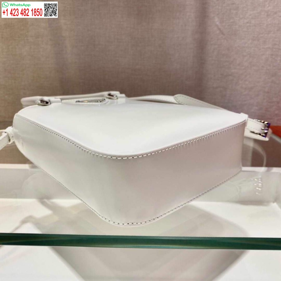 Реплика Prada 1ba331 маленькая белая сумка из матовой кожи