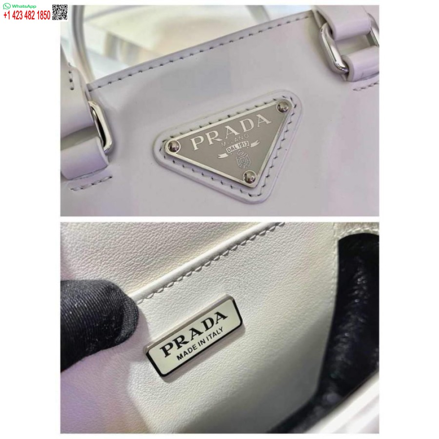 Реплика Prada 1ba331 маленькая белая сумка из матовой кожи