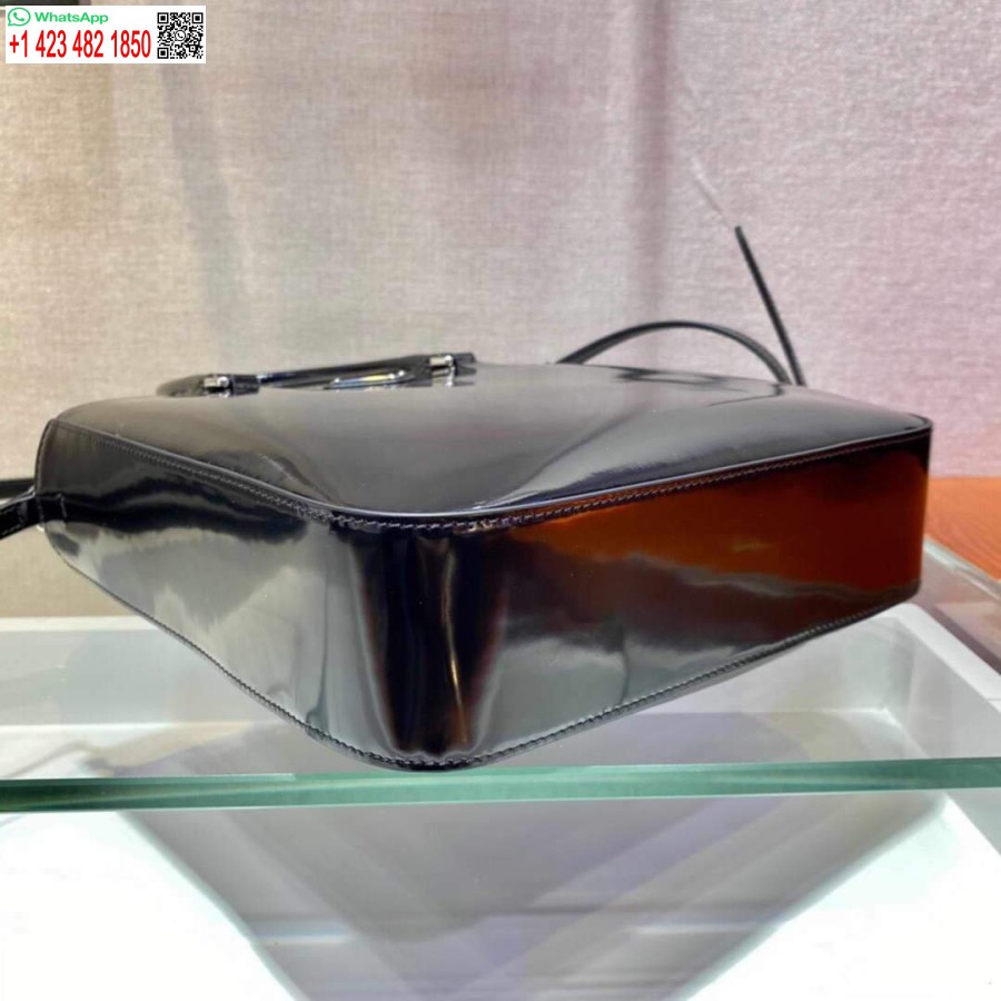 Реплика сумки-тоут Prada 1ba330 из матовой кожи черного цвета