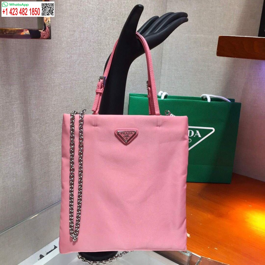 реплика Prada 1ba252 найлонова чанта розово
