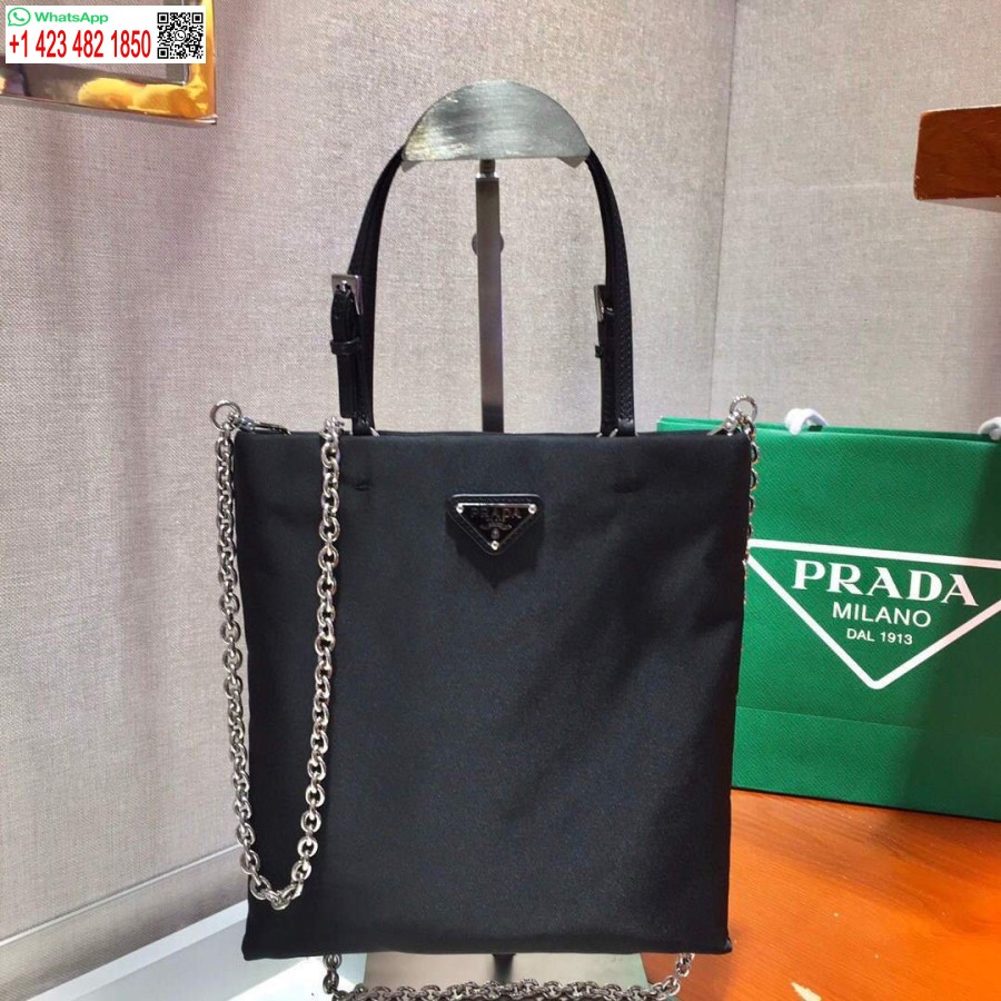 реплика Prada 1ba252 найлонова чанта черна