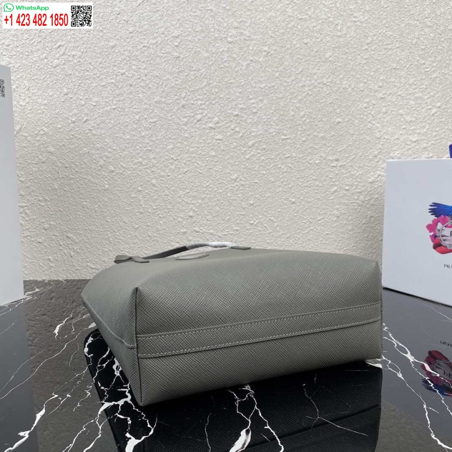 Replica Prada Saffiano Nahka 1bg342 Tote Harmaa