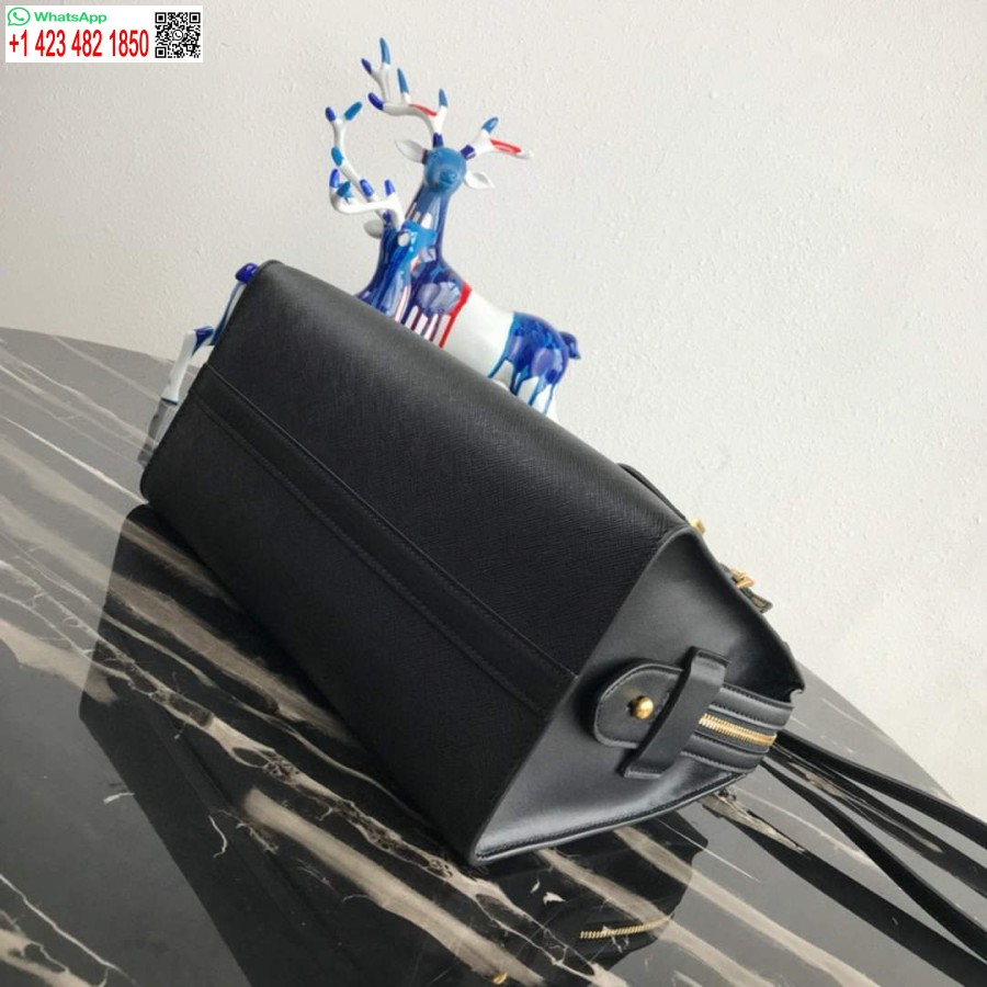 ρεπλίκα Prada 1ba046 μεσαία τσάντα Tote Esplanade μαύρη