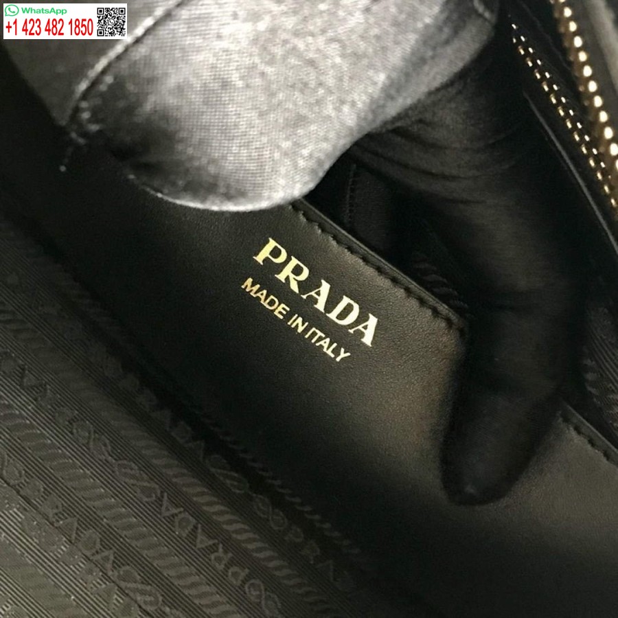 ρεπλίκα Prada 1ba046 μεσαία τσάντα Tote Esplanade μαύρη